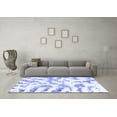 thumbnail image 3 of Ahgly Company Indoor Square Abstract Blue Modern Area Rugs, 7' Square, 3 of 4