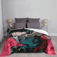 thumbnail image 5 of My Hero Academia Izuku Midoriya Flannel Blanket Ultra-Soft Micro Fleece Throw Blanket For Bed Sofa Couch Car Office Unisex Adult Fuzzy Bed Blanket Cozy Kids Throw Blanket 50"x40", 5 of 7
