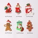 thumbnail image 4 of Árbol de Navidad con forma de hombre de jengibre y muñeco de nieve, decoración clásica para Navidad, 4 of 4