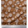 thumbnail image 1 of Soimoi Poly Georgette Fabric Artistic Floral Decor Fabric Printed Yard 42 Inch Wide, 1 of 3