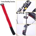 thumbnail image 1 of Transemion 5 Pieces Riding Multi-Purpose Reusable Wear-resistant Handlebar Seatpost Tie Beautiful Loop Strap Belts Red 1Set, 1 of 6