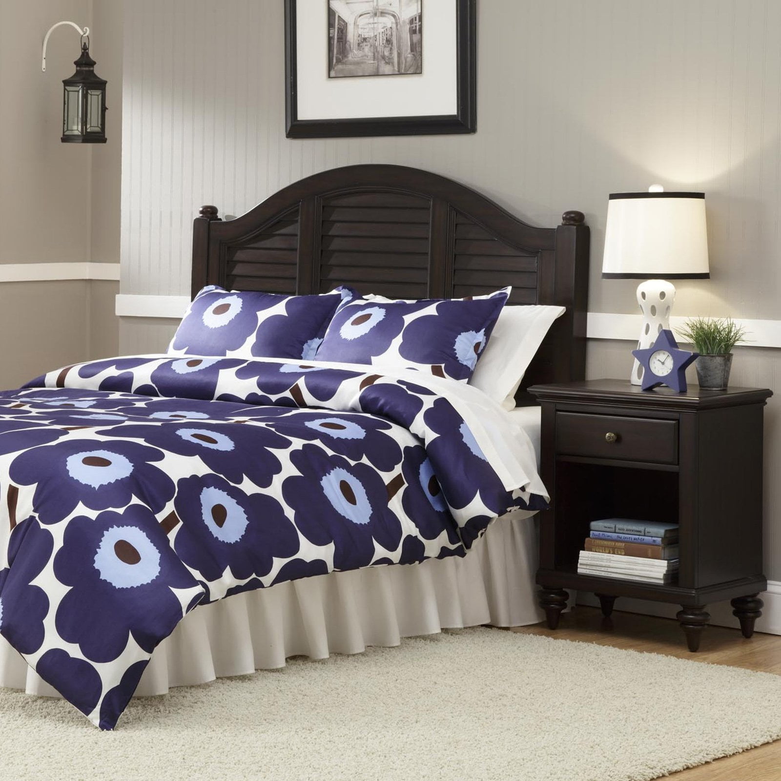 Bermuda Espresso Twin Headboard Com