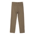 thumbnail image 5 of Blekii Men's Casual Chino Pants, Solid Color Workwear Style Trousers, Loose Straight Leg Comfort Fit, Cotton Fabric for Summer, Versatile Bottoms for Smart Casual Office Or Weekend Wear Coffee, 5 of 6