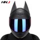 thumbnail image 3 of Envía 2 regalos Casco de motocross de cara completa aprobado por DOT Casco de motocicleta con orejas de gato para adultos Hombre Mujer, 3 of 5