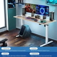 thumbnail image 4 of NovaCraft Height Adjustable 40" Electric Standing Desk - Upgraded Ultra Durable Home Office Large Rectangular Computer Table or Laptop Sit Stand Workstation - 40 x 24 Inch Black, 4 of 7
