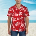 thumbnail image 2 of Kll Men'S Hawaiian Shirt Short Sleeve Button Down Beach Shirts-Hohoho, 2 of 7