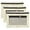 Beige, variant on Pencil Pouch 3 Ring, Zipper Pencil Pouches Case Binder Cosmetic Bag Black 3 Pack
