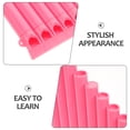 thumbnail image 3 of Homoyoyo Alto Pan Flute Plastic Woodwind Instrument With Outstanding Playing Effects Pink 1Pcs, 3 of 8