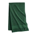 thumbnail image 1 of Toalla de baño Lacoste Heritage, 100% algodón Supima, color verde cocodrilo, 1 of 7