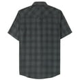thumbnail image 2 of Dubinik®Mens Shirts Short Sleeve Plaid Shirt Men Bamboo Fiber Western Cowboy Pearl Snap Vintage Casual Plaid Shirts For Men, 2 of 6