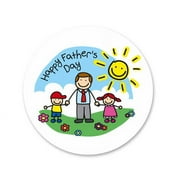 Happy Fathers Day Sunshine Edible Icing Image Cake Decoration Topper -1/4 Sheet