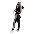 thumbnail image 1 of Womens 2 Pcs Athleisure Sports Wear Tracksuit Hoodie Pants Set, 1 of 5