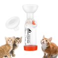 thumbnail image 1 of PAWFECTJEE- Espaciador inhalador para Gatos Mejorado con 2 m&aacute;scaras de Silicona Nebulizador port&aacute;til para Gatos y Perros Eficaz, 1 of 5