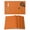 Orange, variant on Bright Orange Placemats Set of 4 Solid Color Place Mats Table Mats Kitchen Dining Home Outdoor Party Table Decoration