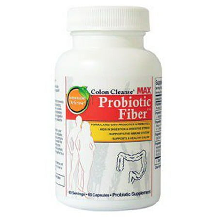 Colon Cleanse Max Probiotic Fiber Health Plus 60 Caps