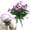 Purple(1PCS), variant on 1 Pcs Artificial Impatiens Flowers for Outdoors Silk Flower Outside UV Resistant Fake Flowers Plants Bushes Pink Faux Impatiens for Outdoor Planters Front Porch Patio Garden Balcony Decor 15.7"