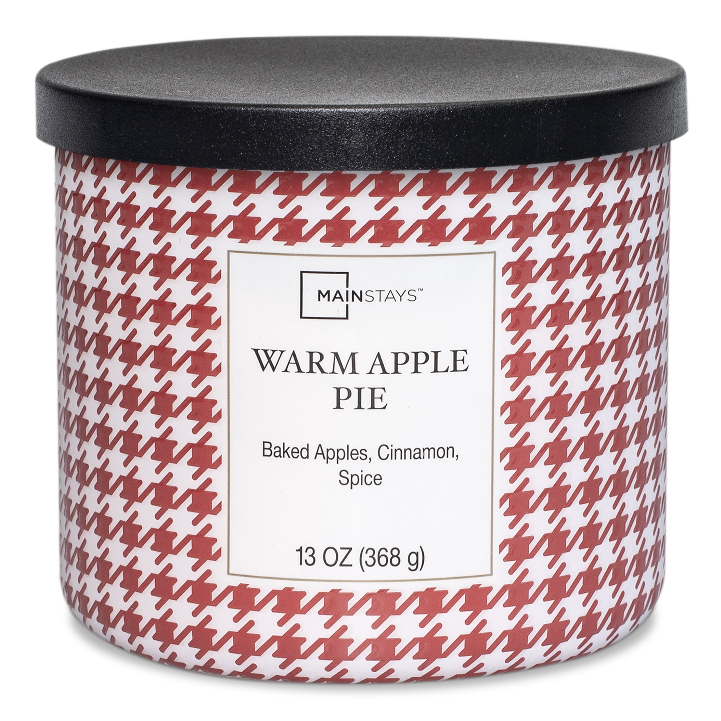 Mainstays Warm Apple Pie Scented 3-Wick Candle, 13 oz.
