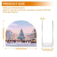 thumbnail image 3 of Napkin Holder Table Napkin Holder Kitchen Napkin Holder Acrylic Napkin Holder Restaurant Napkin Holder Fashionable and Durable Romantic Christmas Street, 3 of 8