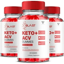 (3 Pack) Blast Keto ACV Gummies BlastKeto Advanced Gummy Supplement (180 Gummies)