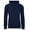 Navy, variant on Galaxy By Harvic Womens Heavyweight Fleece Lined Pullover Hoodie (S-2XL)