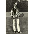 thumbnail image 2 of Unknown 17x24 Black Ornate Wood Framed with Double Matting Museum Art Print Titled - Harpers Weekly Tennis I, 2 of 4