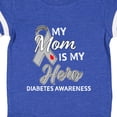 thumbnail image 4 of Inktastic My Mom is My Hero Diabetes Awareness Boys or Girls Baby Bodysuit, 4 of 5