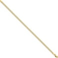 thumbnail image 2 of 14K Yellow Gold 3mm Solid Double Link Charm Bracelet (8 X 3) Made In Turkey do553-8, 2 of 5