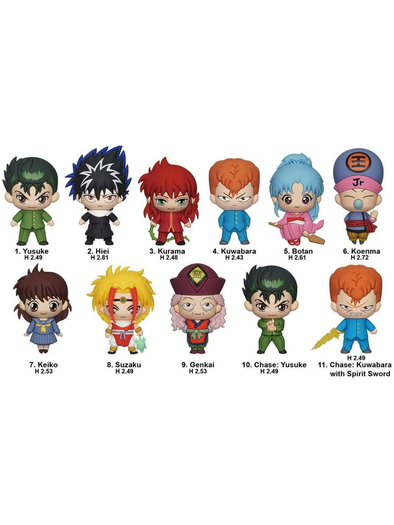 3D Figural Keyring Yu Yu Hakusho Ghost Files Mystery Pack