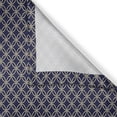 thumbnail image 3 of Ambesonne Navy Blue Kitchen Curtains, Oriental Round Shapes, 55"x39", Navy Blue Beige, 3 of 3