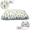 thumbnail image 3 of Fish Pet Bed, Nautical Seascape Underwater Elements in Various Stripes Geometric Shapes and Colors, Resistant Pad for Dogs and Cats Cushion with Removable Cover, 24" x 39", Multicolor, by Ambesonne, 3 of 4