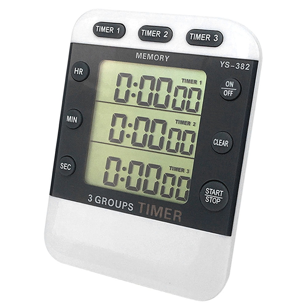 Square 3-way Kitchen Timer Countdown Cooking Alarm Temporizador Home Supply NIGH 