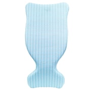 Open Box COMFY FLOATS 1 Person Saddle Pool Lounger, Blue with Chevron Pattern