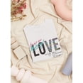 thumbnail image 3 of Keep Moving Love Quote Shaped T-Shirt Women -Image by Shutterstock, Female Large, 3 of 4