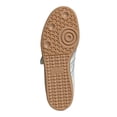 thumbnail image 5 of Tenis Zapatilla Adidas Samba Jane para dama, color blanco con paneles en azul, correa de gancho, suela de goma, composición; Piel de becerro, ante de Becerro, Tela y Goma., 5 of 5