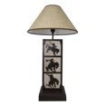 thumbnail image 6 of Rustic Western Cowboy Giddy Up Horse Wood And Metal Bedside Desktop Table Lamp, 6 of 10