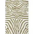 thumbnail image 3 of Abani Hampton Collection Area Rug Mid Century Zebra Print Living Room Decor Floor Rug 8 x 10 Green, 3 of 8