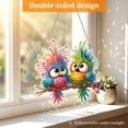 thumbnail image 4 of FYJUCPA DIY Hanging Diamond Art Kit Double Sided Bird Diamond Art Window Pendant Ornament Special Shape Rhinestone for Living Room Bedroom Office Yard, 4 of 7