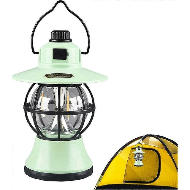 Retro LED Camping Lantern | Vintage ABS LED Lantern | Multi-Mode Mountain Lighting Retro Horse Lamp
