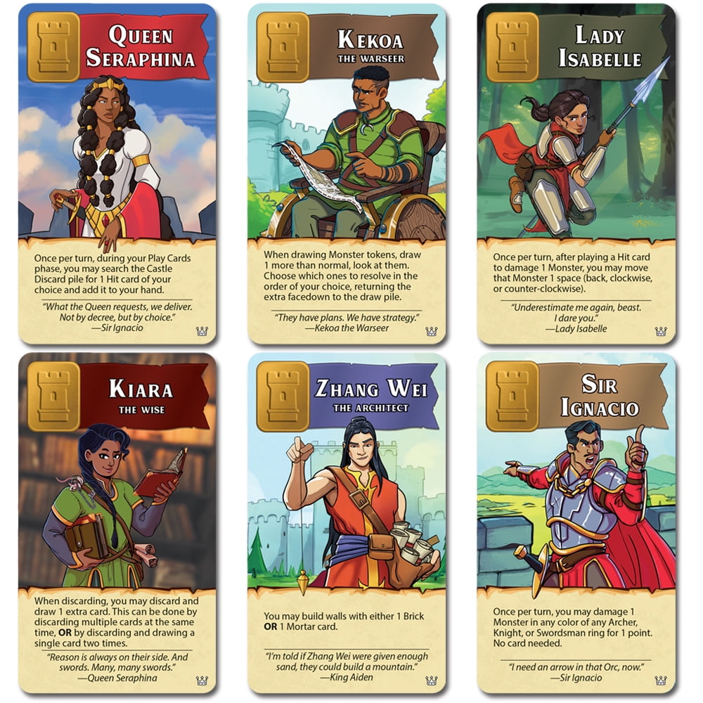 Castle Panic Big Box (2nd Edition), Family Board Game, Board Game for Adults and Family, Cooperative Board Game, Ages 8+, 1 to 6 Players, 60 Minutes, by Fireside Games