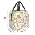 thumbnail image 3 of Balery Cartoon Corgi Bolsa de Almuerzo Aislada – Caja de Almuerzo con Papel de Aluminio Grueso, Mantiene la Comida Fresca por 4 Horas, 3 of 8