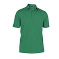 thumbnail image 1 of Monterey Club Men's Point Collar Light Weight Pique Solid Golf Polo Shirt #3670, 1 of 2