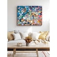thumbnail image 4 of Colorful Stone Wall Art for Living Room,Canvas Picture Wall Decor for Bathroom Bedroom,Rainbow Abstract Oil Painting Brushwork Painting Artwork for Office Kitchen Hallway Dining Room Decor 24"x32", 4 of 8