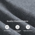 thumbnail image 2 of Aiho 89" Chenille Sofa 3-Seater, Pet Friendly Deep Seat Modern Couch with Wide Armrests for Living Room, Dark Gray, 2 of 11