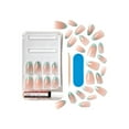 thumbnail image 3 of KISS Voguish Fantasy Medium Almond Glue-On Summer Nails, Green, 28 Pieces, 3 of 9