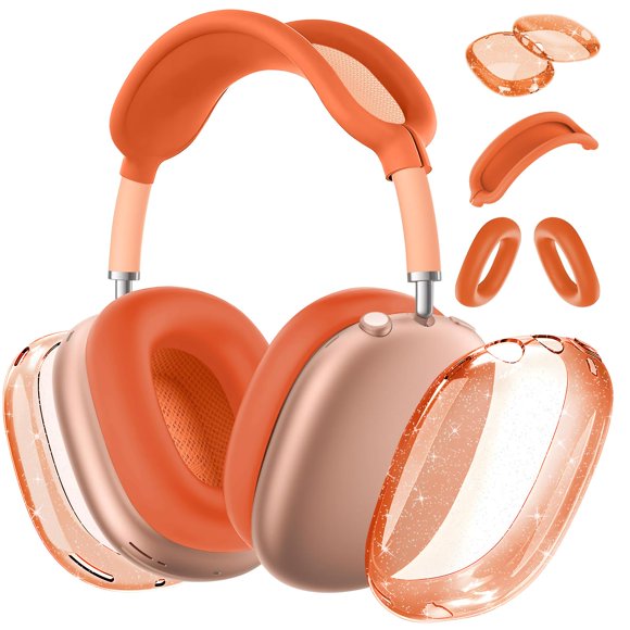 Aiaabq Funda Para Auriculares Airpods Max Funda Antirrayas Para Almohadillas Para Los Oídos/Cubierta Para Orejeras/Cubierta Para Diadema/Protector De Almohadilla Superior Para Airpods Max. Tpu Suave T
