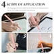thumbnail image 4 of 2 fundas protectoras de silicona antideslizantes para lápiz óptico compatibles con Apple Pencil 2, 4 of 6