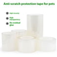 thumbnail image 4 of pitrice Anti Scratch Furniture Protector Stop Cat Destroying Sofa Anti Cat Scratch Furniture Protector 0.25mm x 20cm x 3 M, 4 of 6