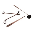 thumbnail image 1 of Juego De Accesorios Para Velas, Kit De Cuidado De Velas De Bronce De Acero Inoxidable Sin Humo, 3 Piezas Antideslizantes Para Estudio, 1 of 7