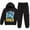 Black Gamer, variant on Quad Seven Boys Jogger Set 2 Piece Pullover Fleece Hoodie and Joggers Sweatpants for Boys