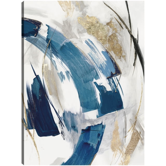 Cuadro Decorativo | Fine Art Tj | Media Luna Índigo Ii Por Pi Studio - 86 x 66 cm